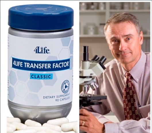 Founder of 4Life with the Transfer Factor product